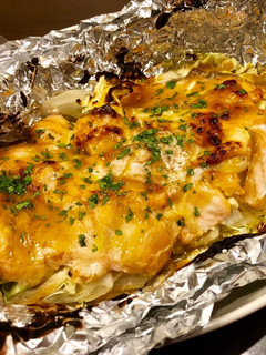 サーモンの味噌マヨバター焼き-レシピのメイン写真