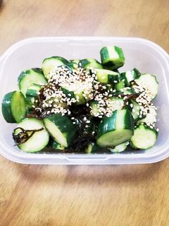 塩昆布で簡単✨やみつききゅうり-レシピのメイン写真