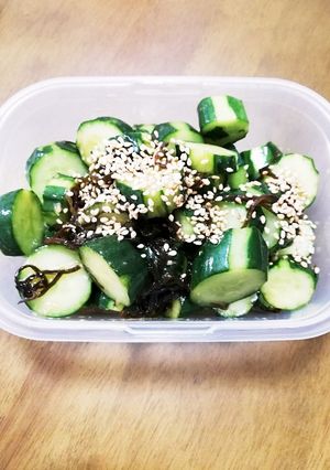 塩昆布で簡単✨やみつききゅうり-レシピのメイン写真