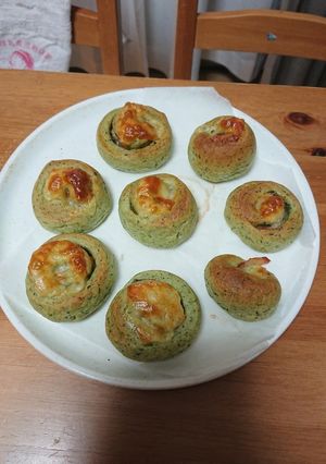 ほうれん草とベーコンのパン-レシピのメイン写真