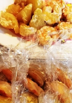 ちゃんこ鍋からのバター醤油エビ&鳴門金時-レシピのメイン写真