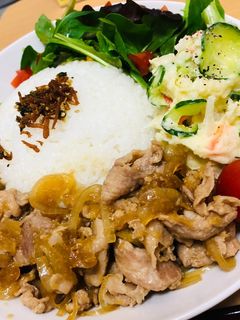 【ワンプレート】その①定番!生姜焼き♪-レシピのメイン写真