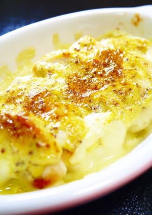 柔らか鶏むね肉のマスタードマヨチーズ焼き-レシピのメイン写真