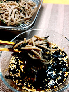 ラー油to海苔ゴマが決めてnoざる蕎麦-レシピのメイン写真