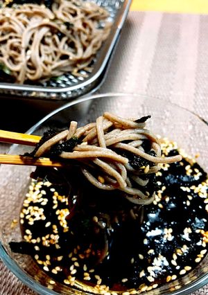 ラー油to海苔ゴマが決めてnoざる蕎麦-レシピのメイン写真