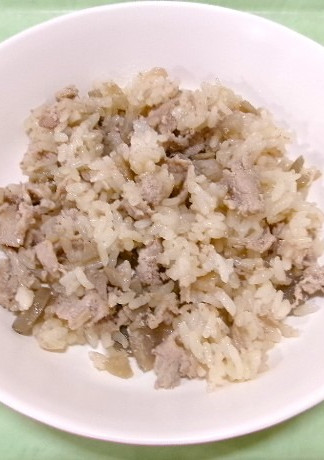 豚肉とごぼうのまぜごはん・保育園給食-レシピのメイン写真