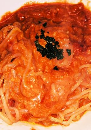 白滝de豆乳トマトクリームパスタ♪-レシピのメイン写真
