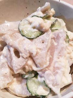 シャキシャキ!レンコンとホタテのサラダ-レシピのメイン写真