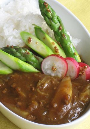 ダブルアスパラ・元気カレー-レシピのメイン写真