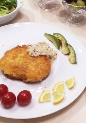 簡単！サーモンのミラノ風カツレツ-レシピのメイン写真