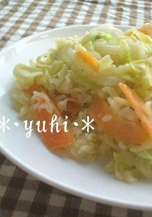 ちょっと、たまには焼きラーメン？！-レシピのメイン写真