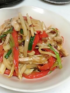 筍と豚肉の中華風味噌炒め、簡単-レシピのメイン写真