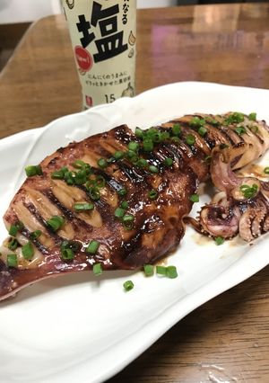 居酒屋風 うま塩イカ焼き-レシピのメイン写真
