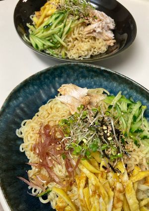 茗荷でちょい和風な冷やしラーメン-レシピのメイン写真