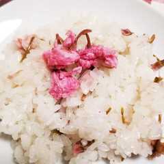 รูปของ 桜の香り漂う桜ご飯