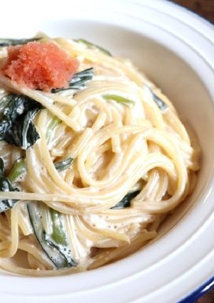フライパンdeたらこクリームチーズパスタ-レシピのメイン写真