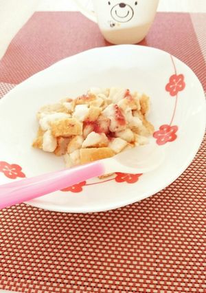 いちごミルクパン(離乳食)-レシピのメイン写真