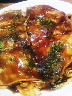 キャベツ消費に♪広島風お好み焼き うどん-レシピのメイン写真