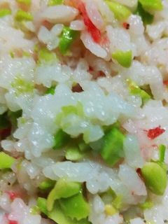 簡単♡♡あっさり枝豆と桜えびの混ぜご飯♡-レシピのメイン写真