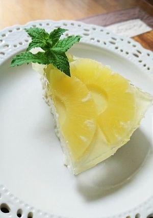 ✨簡単✨パイナップルのレアチーズケーキ✨-レシピのメイン写真