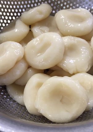 白玉粉、片栗粉、豆腐でつるん、団子-レシピのメイン写真