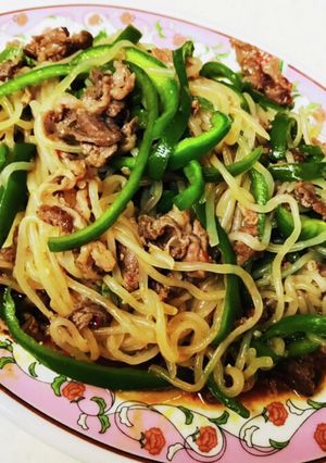 こんにゃくの青椒肉絲-レシピのメイン写真
