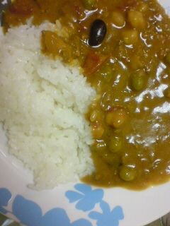 カラフルお豆たくさん♪ココナッツカレー❤-レシピのメイン写真