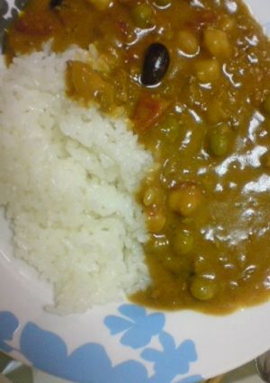 カラフルお豆たくさん♪ココナッツカレー❤-レシピのメイン写真