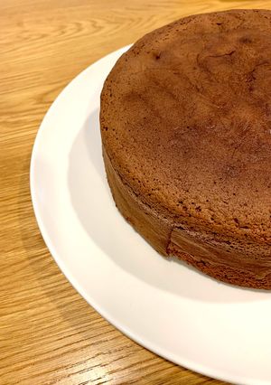 チョコレートスポンジケーキ-レシピのメイン写真