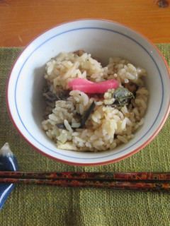 わらびの炊き込みご飯-レシピのメイン写真