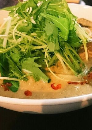 男の残り物レシピ～麻婆茄子で担々麺～-レシピのメイン写真