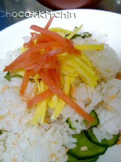 *手軽で簡単、鮭のちらし寿司*-レシピのメイン写真
