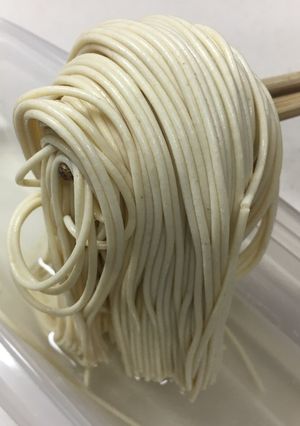 茹で時間を大幅に時短できる水戻しパスタ-レシピのメイン写真