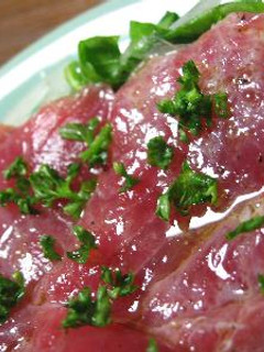 マグロのカルパッチョ風-レシピのメイン写真