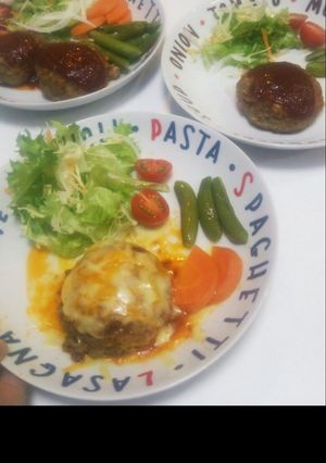 くずれにくい☆ハンバーグ-レシピのメイン写真