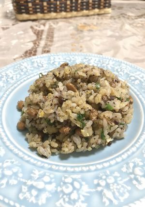 ゆかり納豆チャーハン-レシピのメイン写真