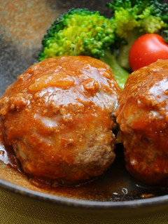 新たまねぎの甘辛ハンバーグ-レシピのメイン写真