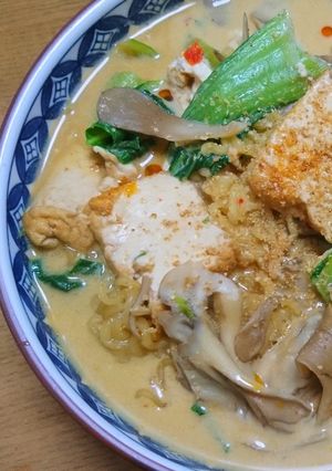 VEGAN｜クリーミー辛ラーメン-レシピのメイン写真