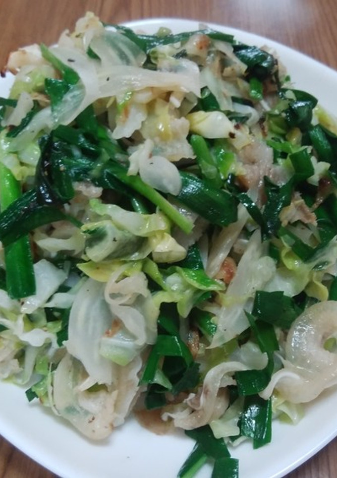 ミミガーの野菜炒め-レシピのメイン写真