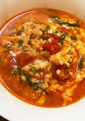 簡単!トマト辛麺-レシピのメイン写真