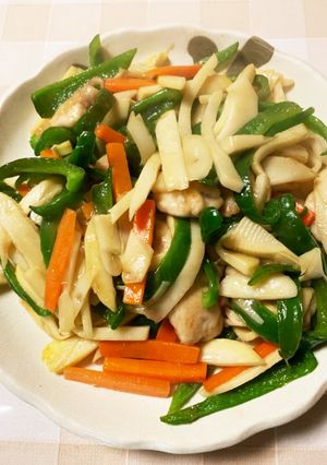 筍と鶏肉の炒め物-レシピのメイン写真