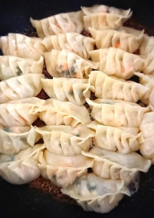 エビと青じそだけでパパッと餃子-レシピのメイン写真