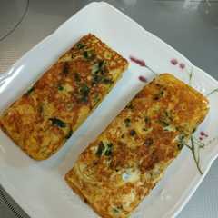 รูปของ 更に美味しい★母の味ほうれん草の卵焼き