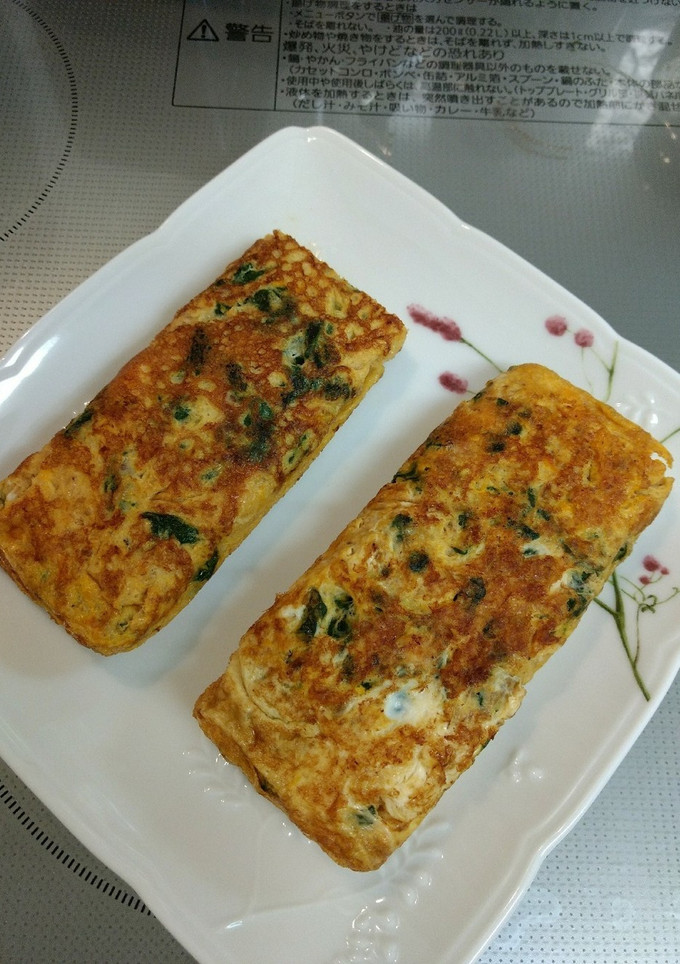 更に美味しい★母の味ほうれん草の卵焼き-レシピのメイン写真