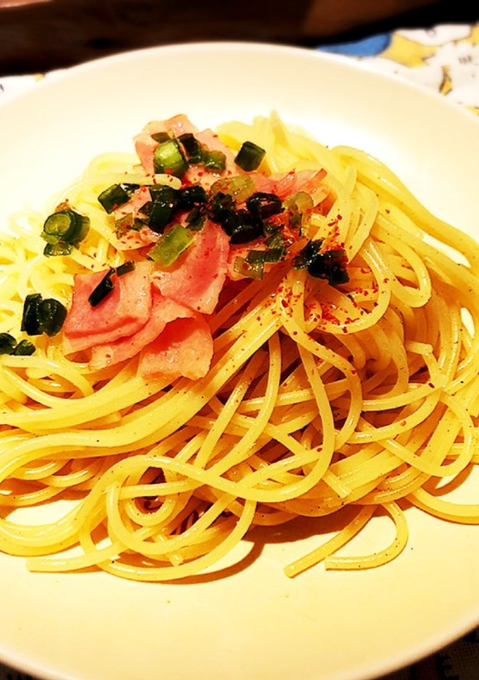 ベーコンとネギの和風パスタ-レシピのメイン写真