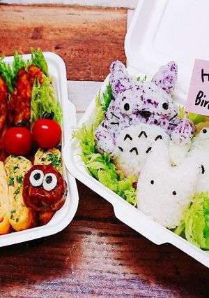 トトロ♪キャラ弁♪♪-レシピのメイン写真