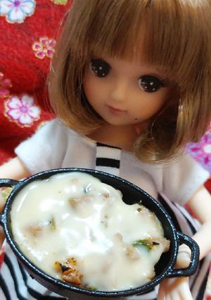 リカちゃんサイズ♡豚キムチ(チーズ)ꕤ*-レシピのメイン写真