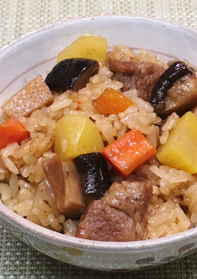 炊飯器で簡単！もっちもち中華おこわ-レシピのメイン写真