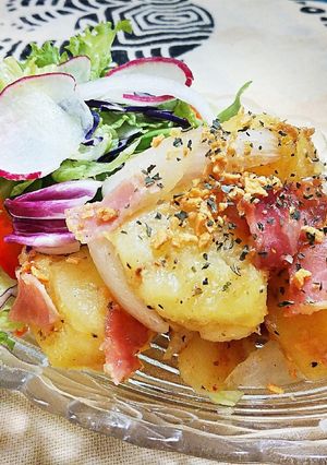 新じゃが芋と新玉葱でジャーマンポテト-レシピのメイン写真