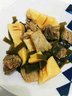 炊飯器で牛すじとタケノコの煮物-レシピのメイン写真